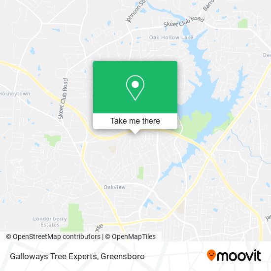 Galloways Tree Experts map