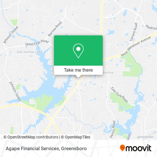 Agape Financial Services map