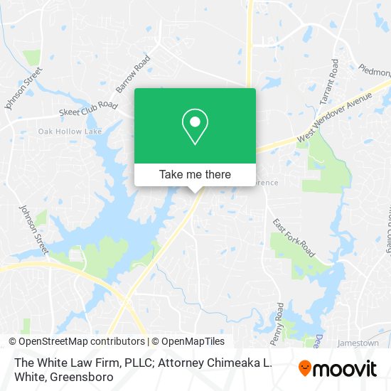 Mapa de The White Law Firm, PLLC; Attorney Chimeaka L. White