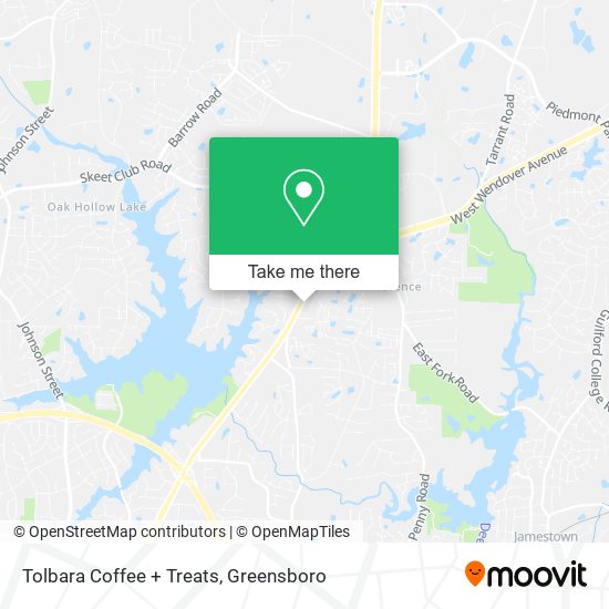 Tolbara Coffee + Treats map
