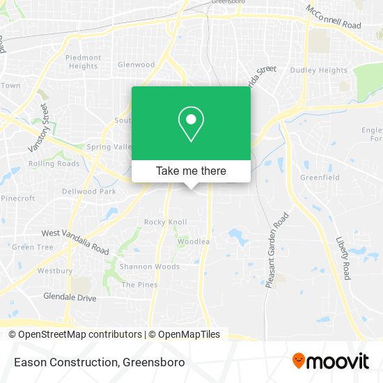 Eason Construction map