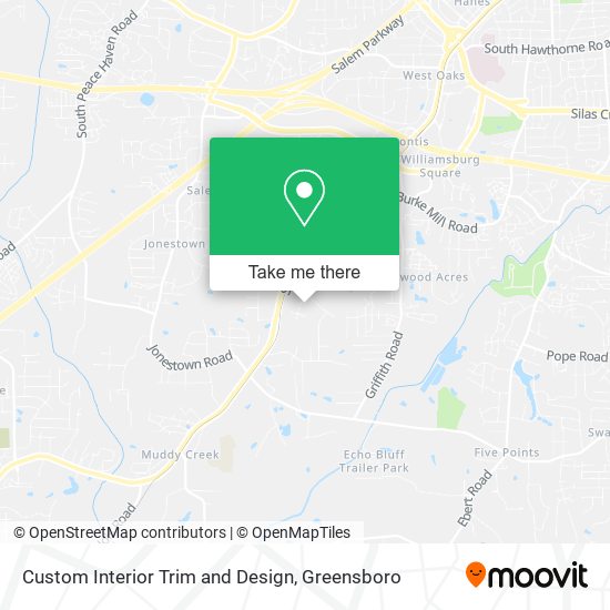 Custom Interior Trim and Design map