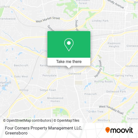 Mapa de Four Corners Property Management LLC