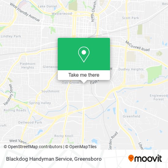 Mapa de Blackdog Handyman Service