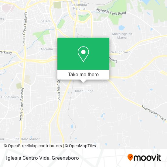 Mapa de Iglesia Centro Vida