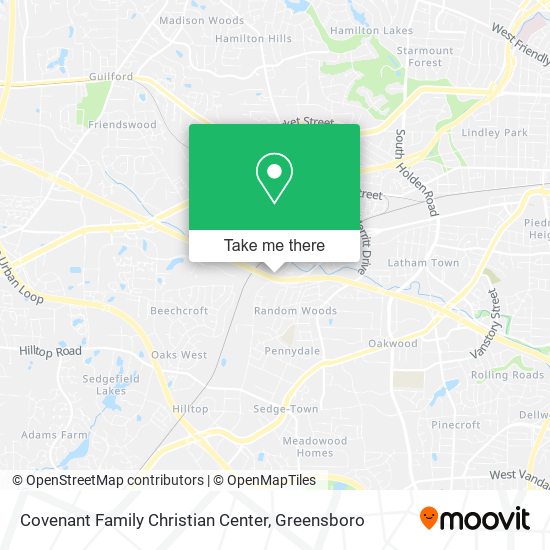 Mapa de Covenant Family Christian Center