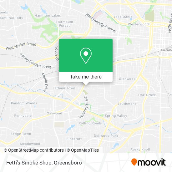 Fetti's Smoke Shop map