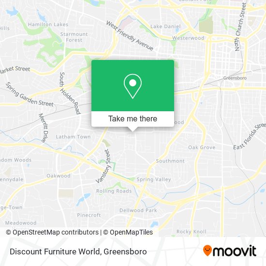 Mapa de Discount Furniture World