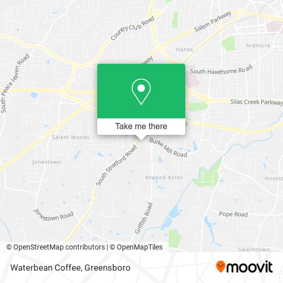 Mapa de Waterbean Coffee