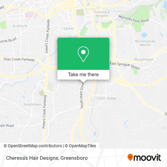 Mapa de Cheresa's Hair Designs