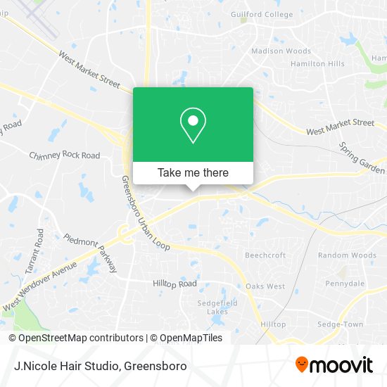 J.Nicole Hair Studio map