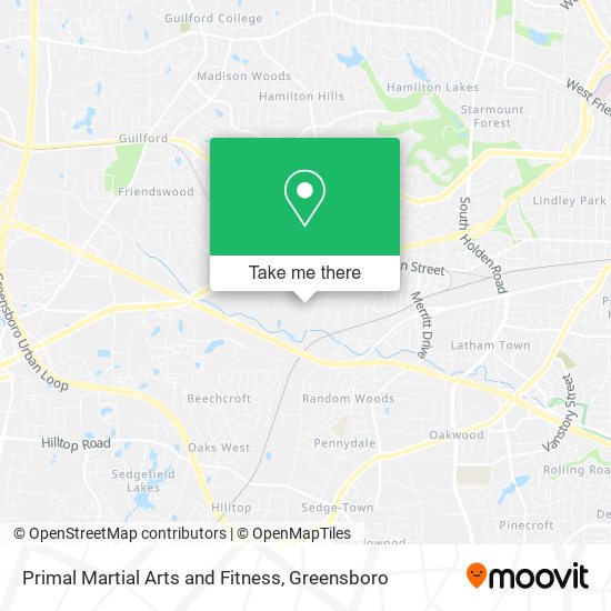 Mapa de Primal Martial Arts and Fitness