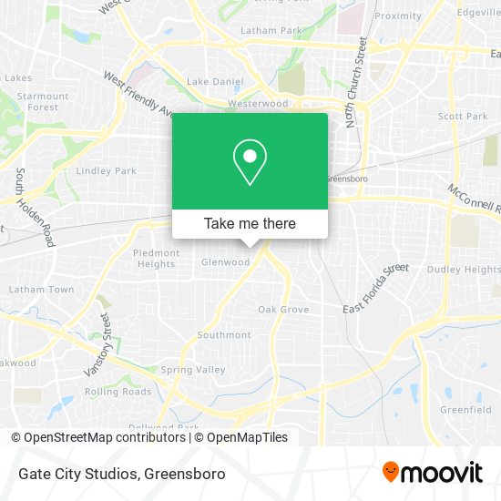 Gate City Studios map