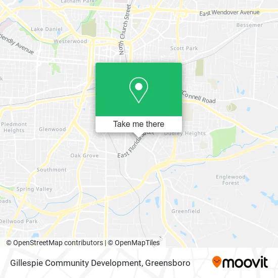 Mapa de Gillespie Community Development