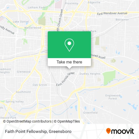 Mapa de Faith Point Fellowship