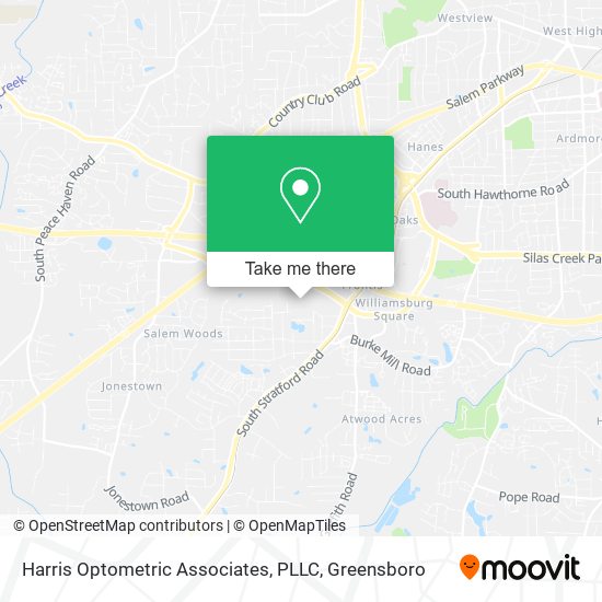 Mapa de Harris Optometric Associates, PLLC