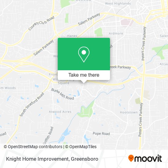 Knight Home Improvement map