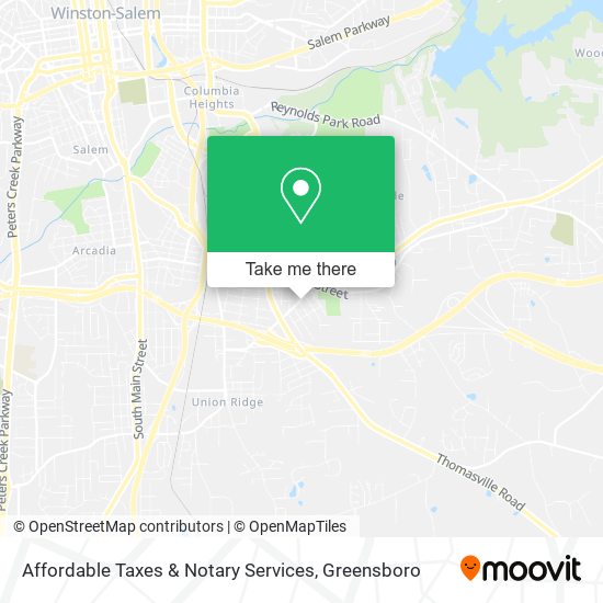 Affordable Taxes & Notary Services map