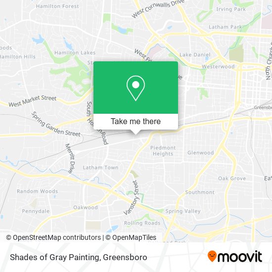 Shades of Gray Painting map