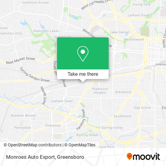 Mapa de Monroes Auto Export