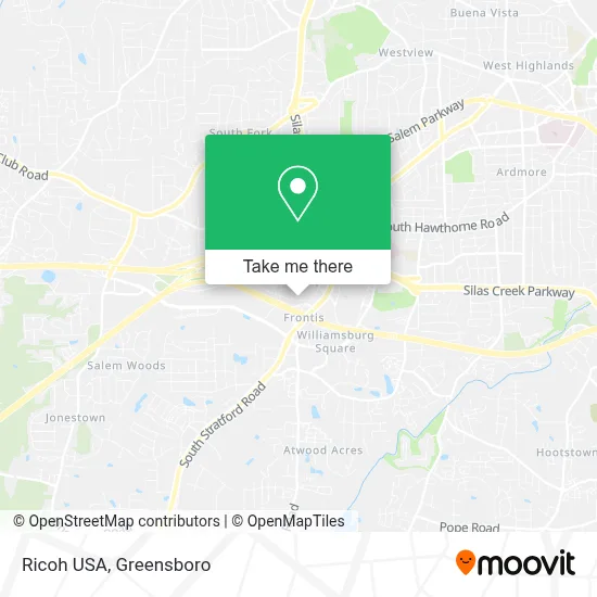 Ricoh USA map