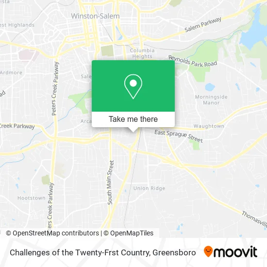 Challenges of the Twenty-Frst Country map