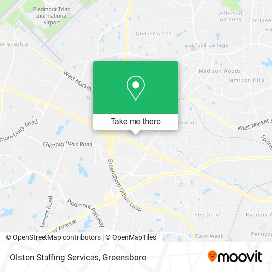 Mapa de Olsten Staffing Services