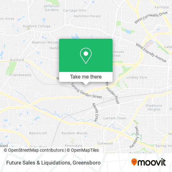 Future Sales & Liquidations map
