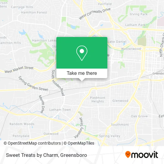 Sweet Treats by Charm map