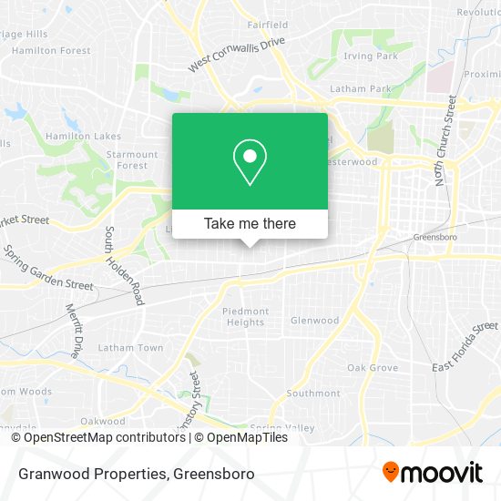Granwood Properties map