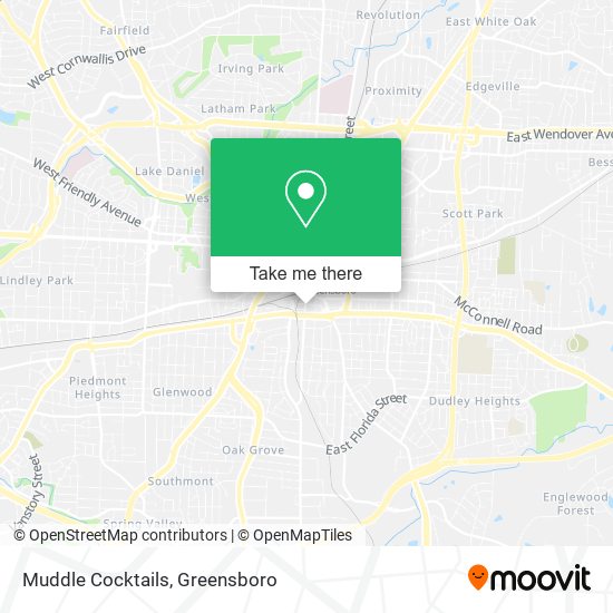 Muddle Cocktails map
