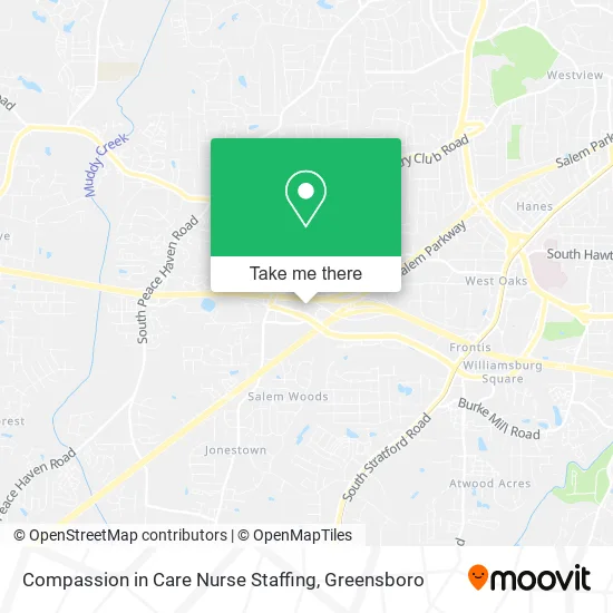 Mapa de Compassion in Care Nurse Staffing