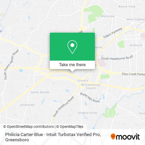 Philicia Carter-Blue - Intuit Turbotax Verified Pro map