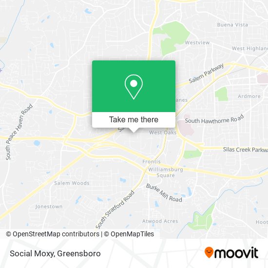 Social Moxy map