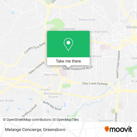 Melange Concierge map