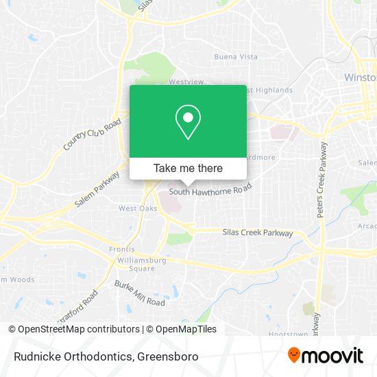 Rudnicke Orthodontics map