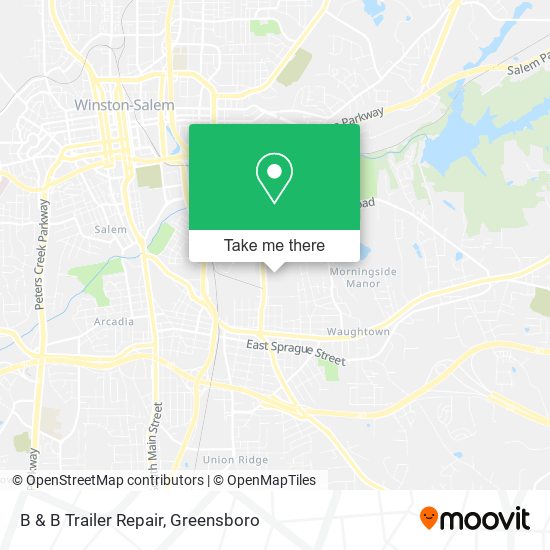 B & B Trailer Repair map