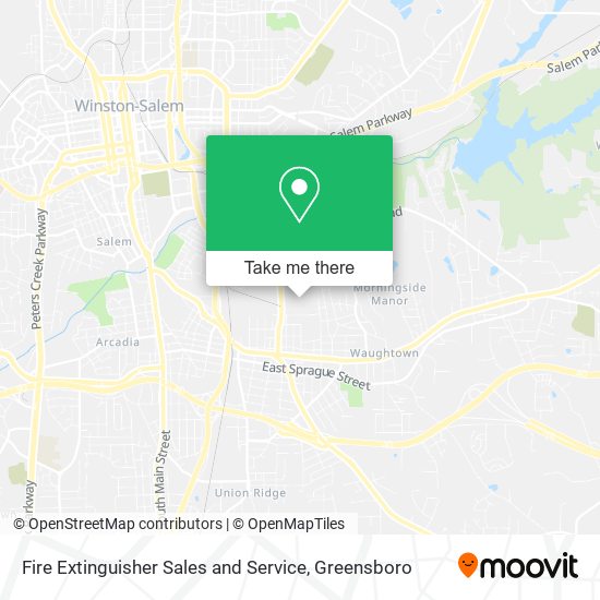 Mapa de Fire Extinguisher Sales and Service