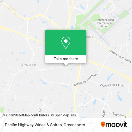 Pacific Highway Wines & Spirits map