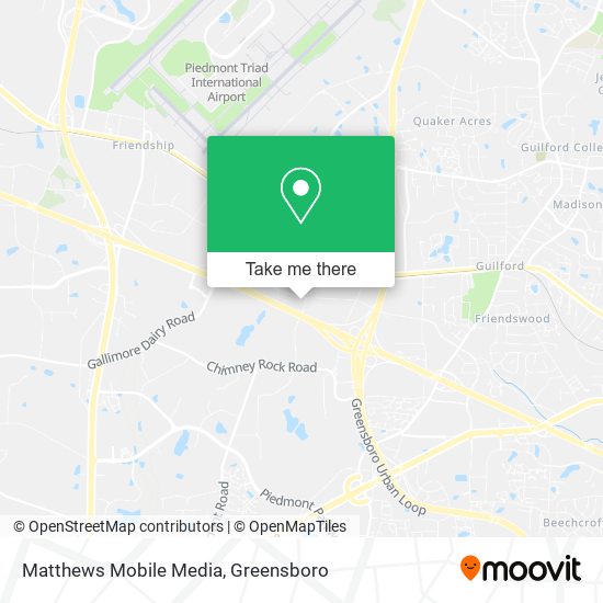 Matthews Mobile Media map