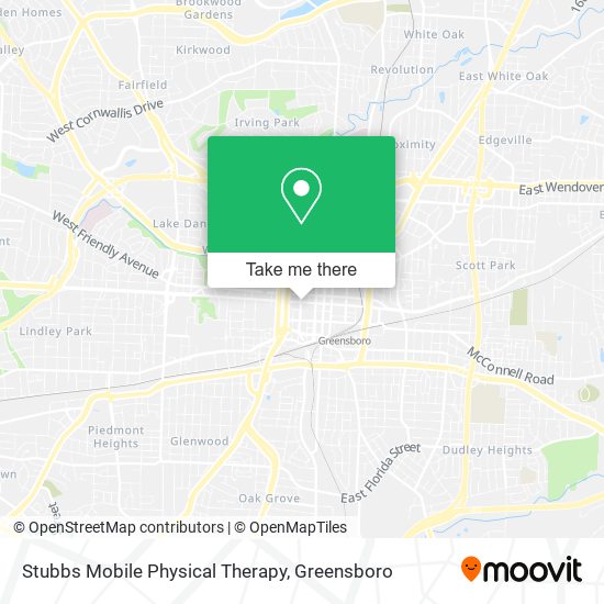 Stubbs Mobile Physical Therapy map