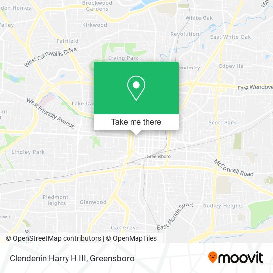 Mapa de Clendenin Harry H III
