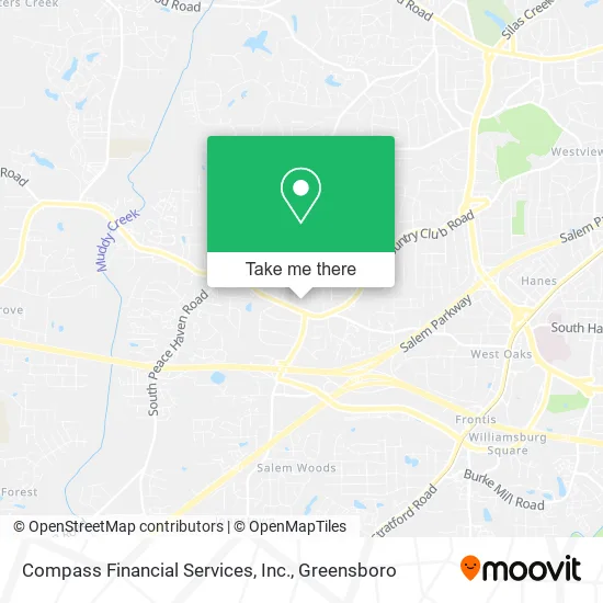 Mapa de Compass Financial Services, Inc.