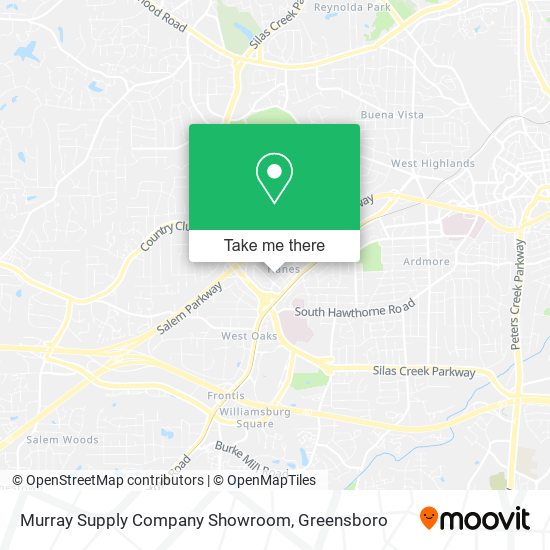 Mapa de Murray Supply Company Showroom