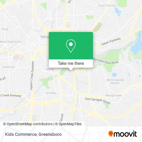Mapa de Kids Commerce
