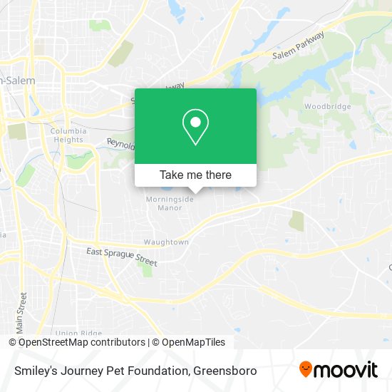 Smiley's Journey Pet Foundation map