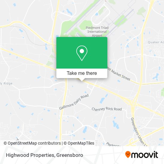 Highwood Properties map