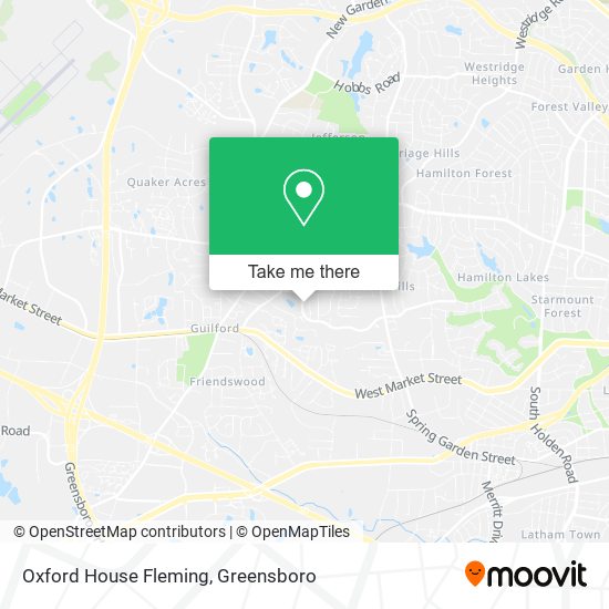 Mapa de Oxford House Fleming