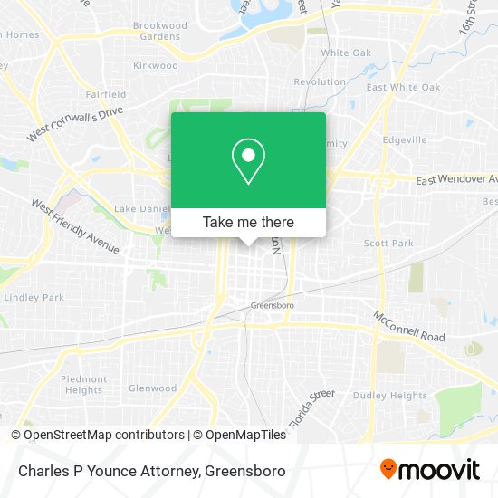 Mapa de Charles P Younce Attorney