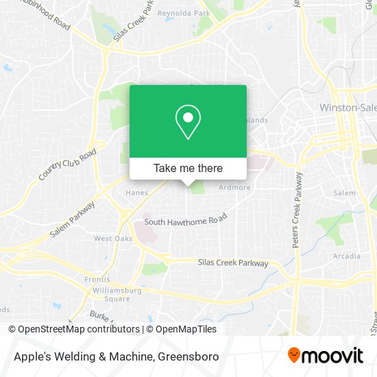 Apple's Welding & Machine map